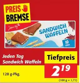 Nah&Frisch Jeden tag sandwich waffeln Angebot