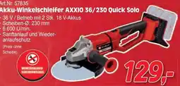Zgonc Akku-winkelschleifer axxio 36/230 quick solo Angebot