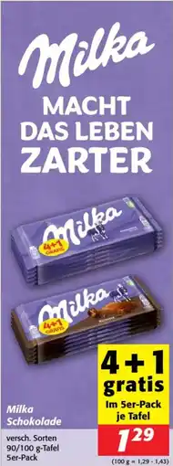 Nah&Frisch Milka schokolade Angebot