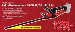 Zgonc Akku-Heckenschere GP-CH 18/50 Li BL Solo Angebot
