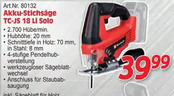 Zgonc Akku-Stichsäge TC-JS 18 Li Solo Angebot