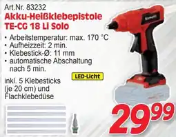 Zgonc Akku-Heißklebepistole TE-CG 18 Li Solo Angebot
