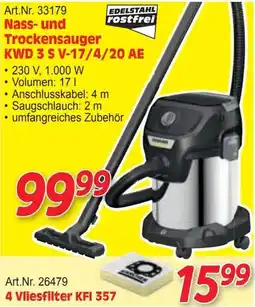Zgonc Nass- und trockensauger kwd 3 s v-17/4/20 ae Angebot