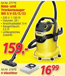 Zgonc Nass- und Trockensauger WD 5 V-25/5/22 Angebot