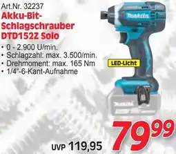 Zgonc Akku-Bit- Schlagschrauber DTD152Z Solo Angebot