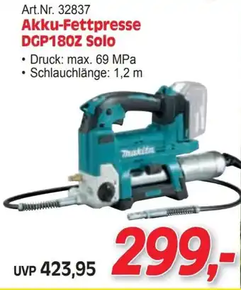 Zgonc Akku-Fettpresse DGP180Z Solo Angebot