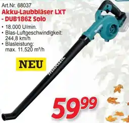 Zgonc Akku-Laubbläser LXT - DUB186Z Solo Angebot