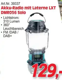 Zgonc Akku-Radio mit Laterne LXT DMR056 Solo Angebot