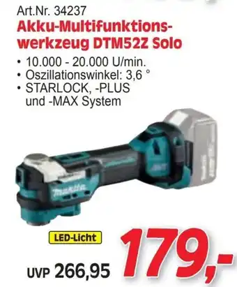 Zgonc Akku-Multifunktions- werkzeug DTM52Z Solo Angebot
