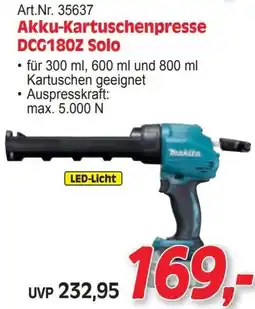 Zgonc Akku-Kartuschenpresse DCG180Z Solo Angebot