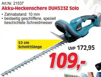 Zgonc Akku-Heckenschere DUH523Z Solo Angebot