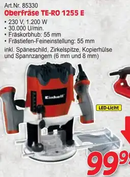 Zgonc Oberfräse TE-RO 1255 E Angebot