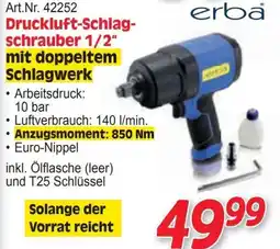 Zgonc Druckluft-Schlag- schrauber 1/2" mit doppeltem Schlagwerk Angebot