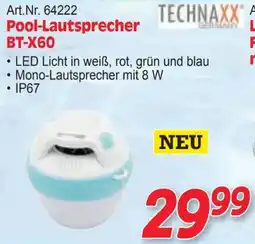 Zgonc Pool-Lautsprecher BT-X60 Angebot
