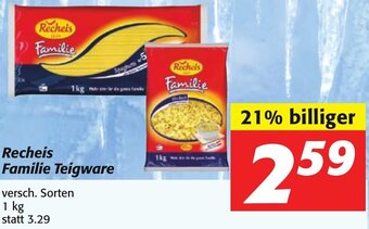 Strasser Markt Recheis Familie Teigware 1 Kg Angebot
