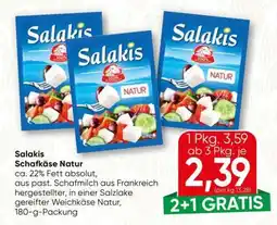 Spar Salakis Schafkäse Natur Angebot