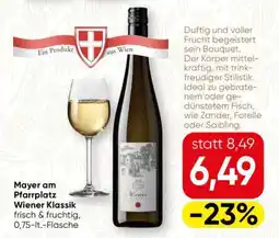 Spar MAYER AM PFARRPLATZ Wiener Klassik Angebot