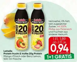 Spar Lattella Protein frucht & molke 20g Protein Angebot
