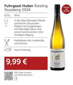 Interspar Fuhrgassl Huber Riesling Nussberg 2024 Angebot