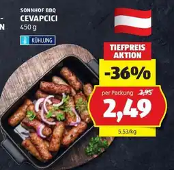 Hofer SONNHOF BBQ CEVAPCICI Angebot