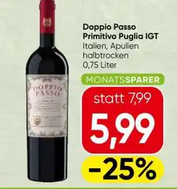 Spar Doppio Passo Primitivo Puglia IGT Angebot