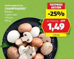 Hofer CHAMPIGNONS Angebot