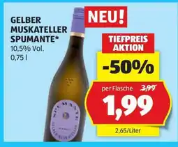 Hofer GELBER MUSKATELLER SPUMANTE Angebot