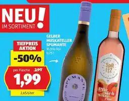 Hofer GELBER MUSKATELLER SPUMANTE Angebot