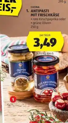 Hofer Cucina Antipasti mit Frischkäse Angebot