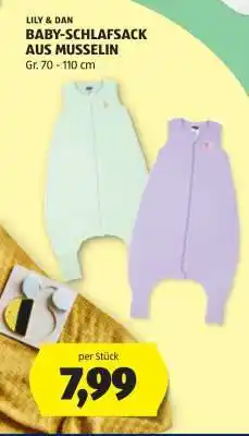 Hofer BABY-SCHLAFSACK AUS MUSSELIN Angebot