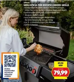 Hofer GRILLSPIESS FÜR DIVERSE ENDERS GRILLS Angebot
