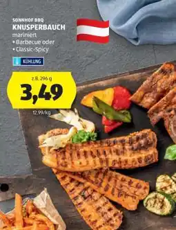 Hofer SONNHOF BBQ KNUSPERBAUCH Angebot