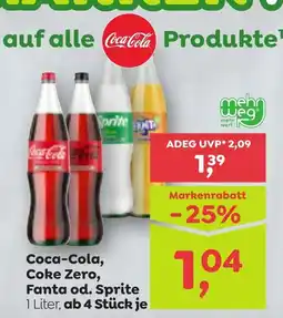 ADEG Coca-Cola, Coke Zero, Fanta od. Sprite Angebot