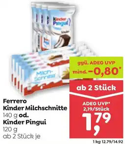 ADEG Ferrero Kinder Milchschnitte od kinder pingui Angebot