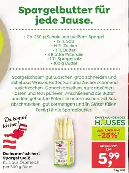 ADEG Da komm'ich her! Spargel weiß Angebot