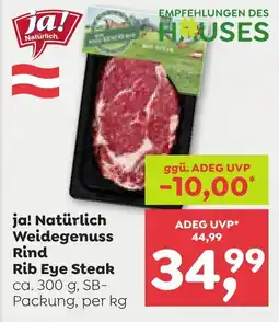 ADEG Ja! natürlich weidegenuss rind rib eye steak Angebot