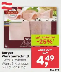 ADEG Berger wurstaufschnitt Angebot