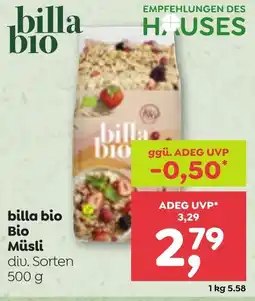 ADEG Billa bio bio müsli Angebot