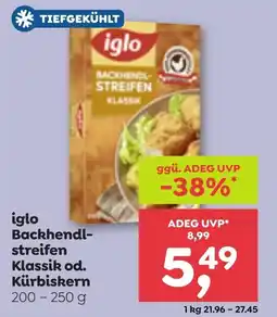 ADEG Iglo backhendl- streifen klassik od. kürbiskern Angebot