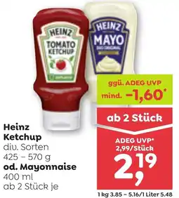 ADEG Heinz Ketchup Angebot