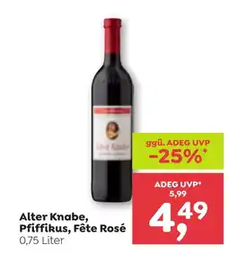 ADEG Alter knabe, pfiffikus, fête rosé Angebot
