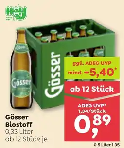 ADEG Gösser Biostoff Angebot