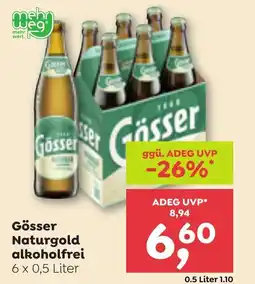 ADEG Gösser naturgold alkoholfrei Angebot
