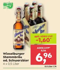 ADEG Wieselburger stammbräu od. schwarzbier Angebot