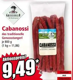 Norma Cabanossi Angebot