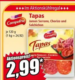 Norma Tapas jamon serrano, chorizo und salchichon Angebot