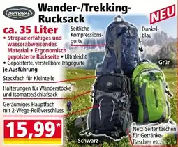 Norma Wander-/Trekking Rucksack Angebot