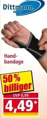 Norma Dittmann hand- bandage Angebot