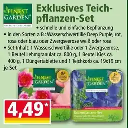 Norma Exklusives teich- garden pflanzen-set Angebot