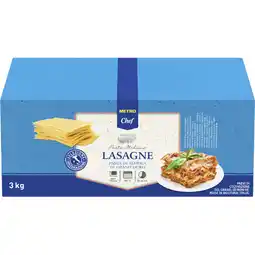 Metro Lasagne Gastro, Preisangabe ohne MwSt. (Preis inkl. MwSt. 8,79 €), METRO Angebot